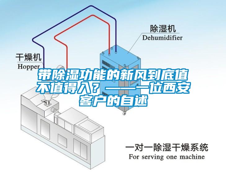 帶除濕功能的新風(fēng)到底值不值得入？——一位西安客戶的自述