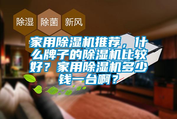 家用除濕機(jī)推薦，什么牌子的除濕機(jī)比較好？家用除濕機(jī)多少錢一臺??？