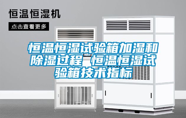 恒溫恒濕試驗(yàn)箱加濕和除濕過(guò)程 恒溫恒濕試驗(yàn)箱技術(shù)指標(biāo)