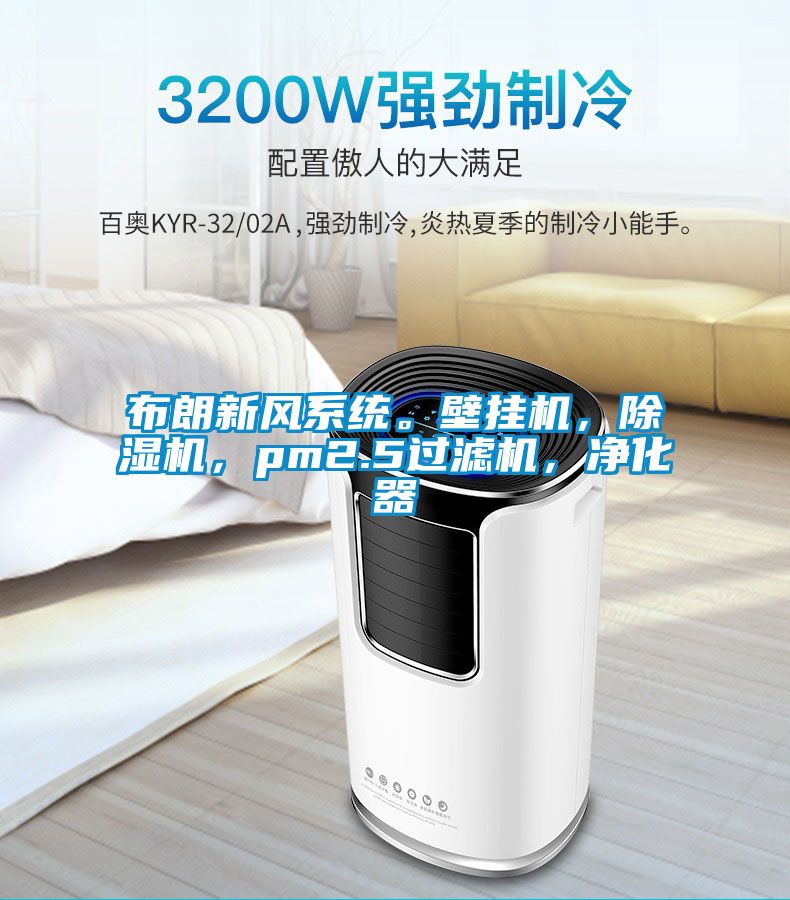 布朗新風(fēng)系統(tǒng)。壁掛機，除濕機，pm2.5過濾機，凈化器