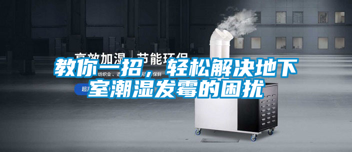 教你一招，輕松解決地下室潮濕發(fā)霉的困擾