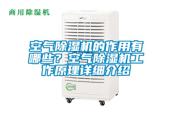 空氣除濕機的作用有哪些？空氣除濕機工作原理詳細介紹