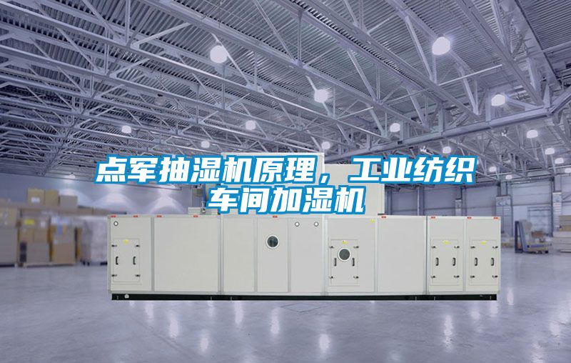 點軍抽濕機原理，工業(yè)紡織車間加濕機