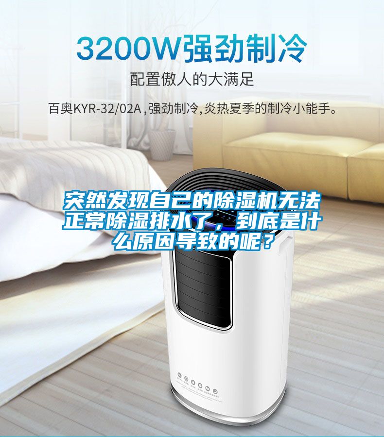 突然發(fā)現(xiàn)自己的除濕機(jī)無法正常除濕排水了，到底是什么原因?qū)е碌哪兀?/></p>
<p style=