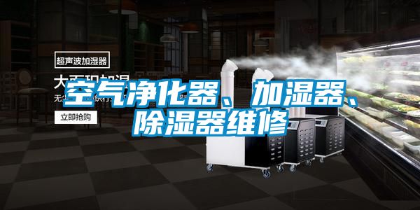 空氣凈化器、加濕器、除濕器維修