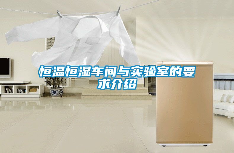 恒溫恒濕車(chē)間與實(shí)驗(yàn)室的要求介紹