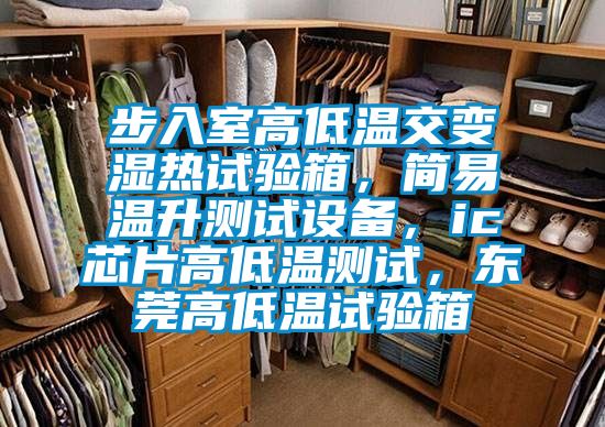 步入室高低溫交變濕熱試驗(yàn)箱，簡易溫升測試設(shè)備，ic芯片高低溫測試，東莞高低溫試驗(yàn)箱