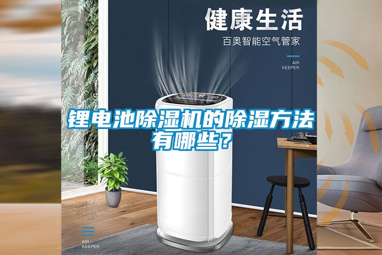 鋰電池除濕機(jī)的除濕方法有哪些？