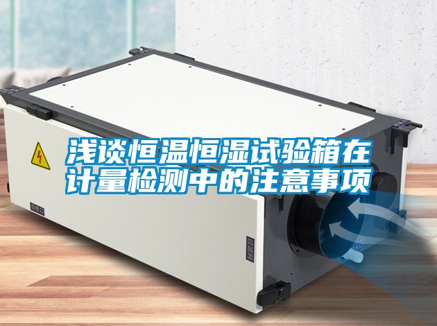 淺談恒溫恒濕試驗(yàn)箱在計(jì)量檢測(cè)中的注意事項(xiàng)