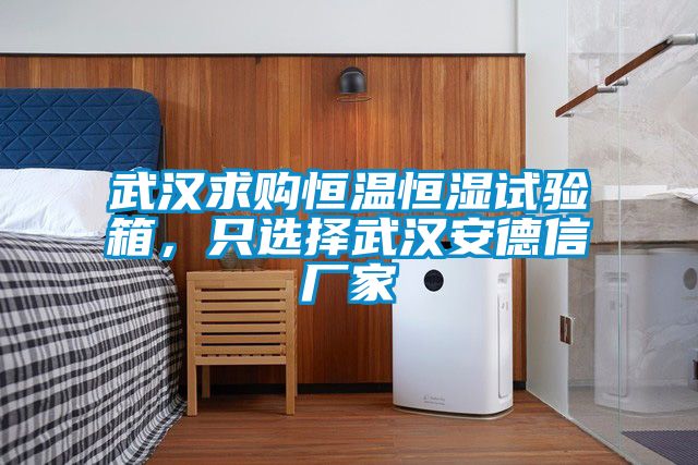 武漢求購恒溫恒濕試驗(yàn)箱，只選擇武漢安德信廠家