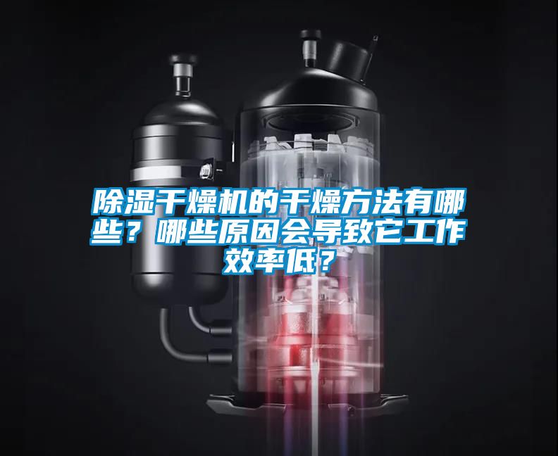 除濕干燥機(jī)的干燥方法有哪些？哪些原因會(huì)導(dǎo)致它工作效率低？