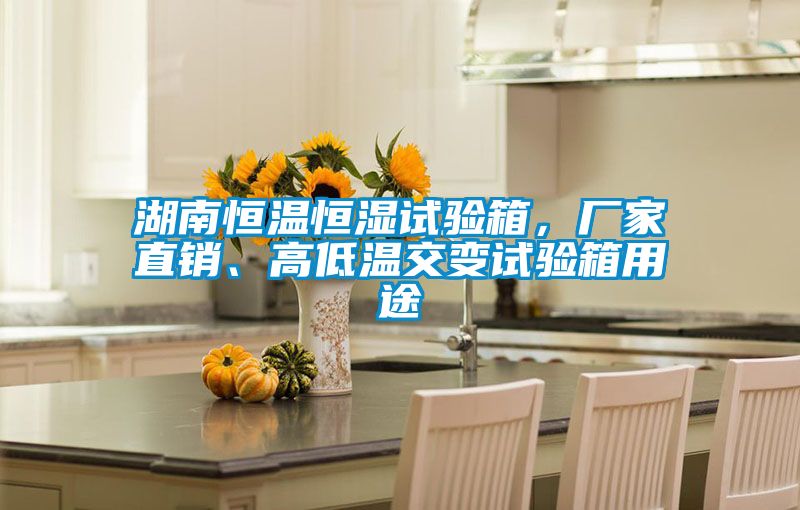湖南恒溫恒濕試驗箱，廠家直銷、高低溫交變試驗箱用途