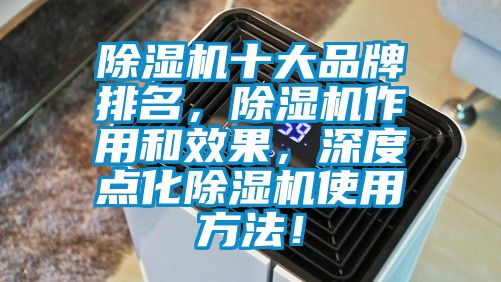 除濕機(jī)十大品牌排名，除濕機(jī)作用和效果，深度點(diǎn)化除濕機(jī)使用方法！