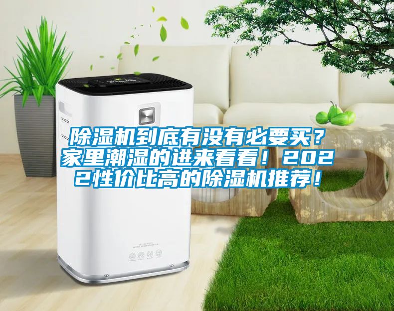 除濕機到底有沒有必要買？家里潮濕的進來看看！2022性價比高的除濕機推薦！