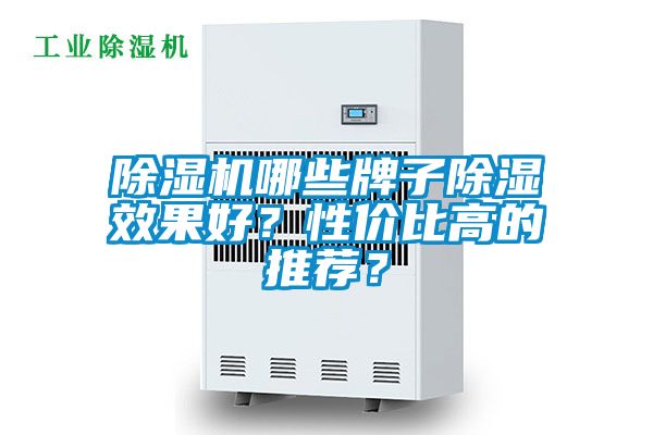 除濕機哪些牌子除濕效果好？性價比高的推薦？