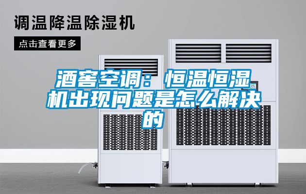 酒窖空調：恒溫恒濕機出現(xiàn)問題是怎么解決的