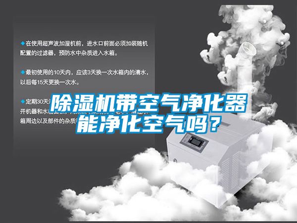 除濕機帶空氣凈化器能凈化空氣嗎？