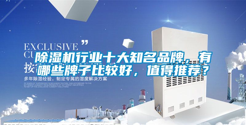 除濕機(jī)行業(yè)十大知名品牌，有哪些牌子比較好，值得推薦？