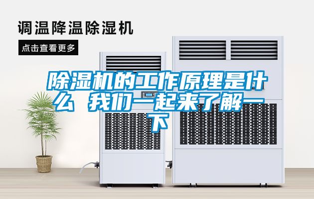 除濕機(jī)的工作原理是什么 我們一起來(lái)了解一下