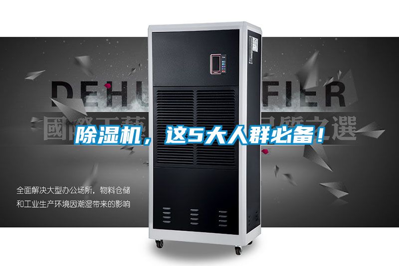 除濕機，這5大人群必備！