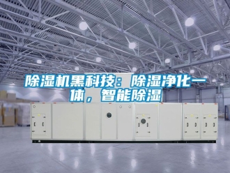 行業(yè)新聞除濕機黑科技：除濕凈化一體，智能除濕