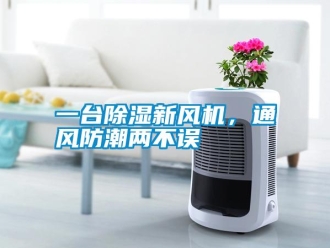 知識百科一臺除濕新風機，通風防潮兩不誤
