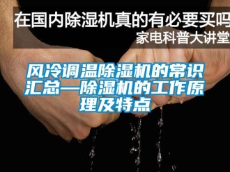 行業(yè)新聞風冷調溫除濕機的常識匯總—除濕機的工作原理及特點