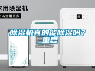 行業(yè)新聞除濕機真的能除濕嗎？_重復